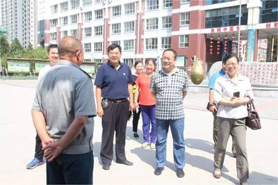 保定市教育局“創城工作”檢查組深入校園，助力文明城市創建